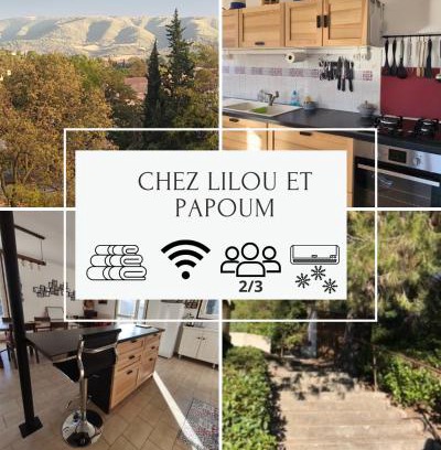 Limoux House | Chez Papoum et Lilou, vue imprenable avec terrasse au calme