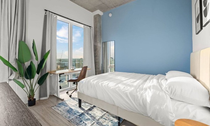 Channel District Apartment | Chic Channelside Studio with High-Rise Views