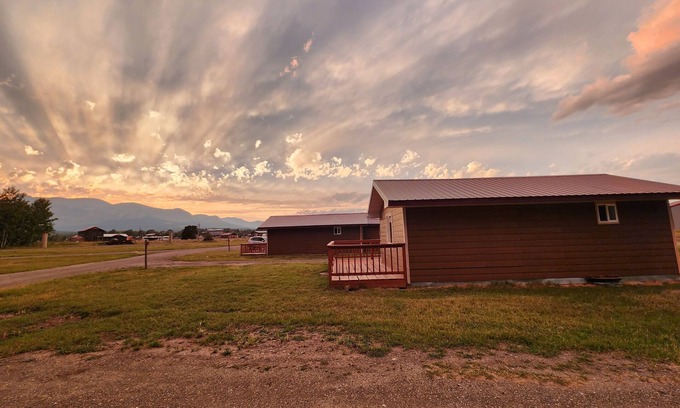 East Glacier Park Village Cabin | Circle R Cabin 2, Private Ranch, Mountain Views