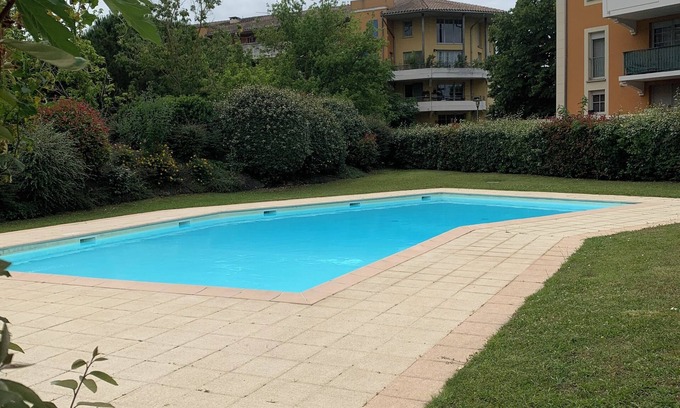 Trois Cocus - Borderouge - Croix-Daurade - Paleficat Apartment | City Rose T2 with all comforts, private parking, swimming pool