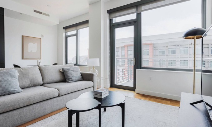 Navy Yard Apartment | Clean Navy Yard 1BR w/Gym, Balcony & W/D, nr Food & Fun, by Blueground