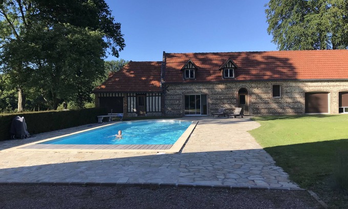 Ecrainville House | Clos Céleste - Etretat countryside - pool and spa - room J