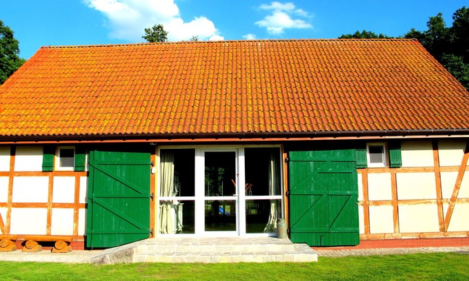 Miroszewo House | Close to the water, sauna, fireplace, fenced property, for dogs and families
