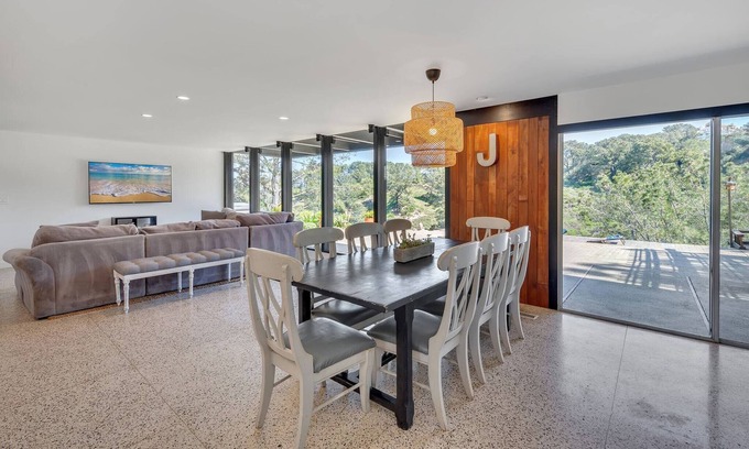Del Mar Heights House | Coastal Canyon 5BR Retreat w Spa