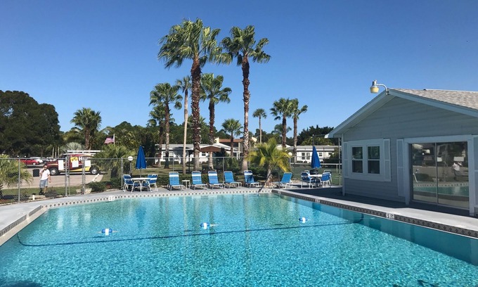 San Carlos Park Condo | Comfortable One Bedroom- Great location w/ heated swimming pool