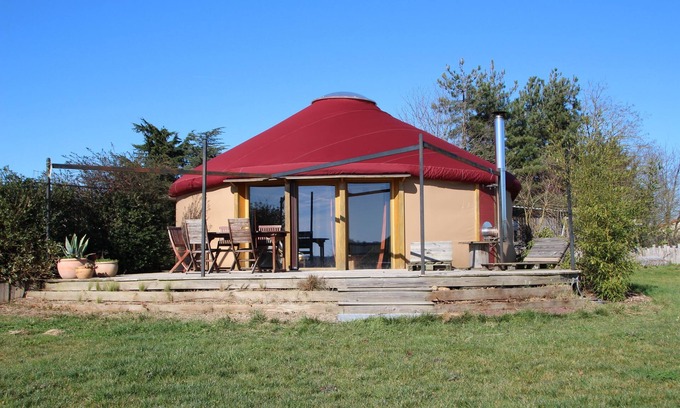 Argentonnay House | Comfortable yurt on the edge of the valley.