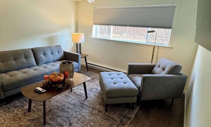 Williston Apartment | Comfy 2BR Retreat – Walk to Shops & Dining!