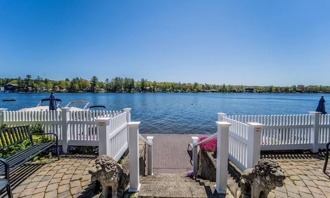 Winnisquam Condo | Condo with a VIEW of Winnisquam from your bed~ bring your boat/jet ski