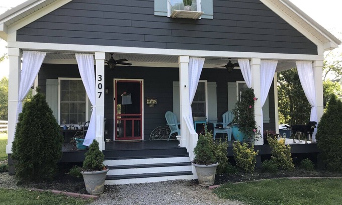 Pewee Valley Cottage | Contemporary Cottage with 2 HUGE COVERED PORCHES!