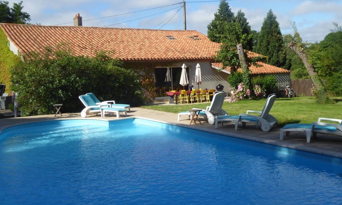 Fougere Other | Converted Farmhouse With Private Pool And Tennis Court