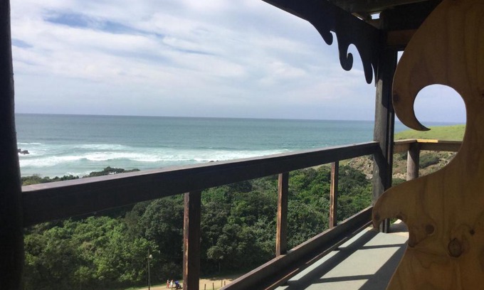 Lubanzi Village Cabin | CORAM DEO SaltyWaves double en-suite rooms with sea views