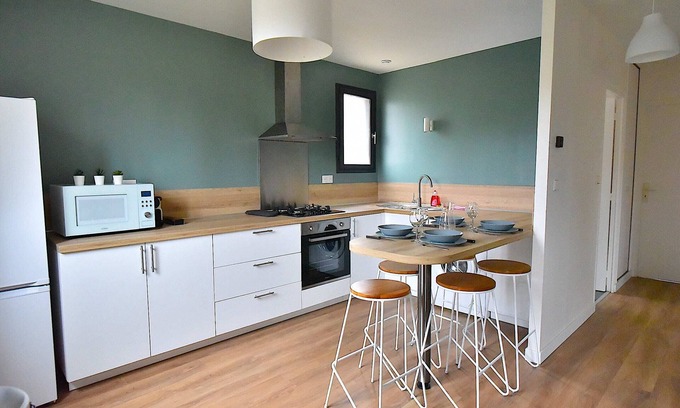 Vert-le-Grand Apartment | Cosy, fully-equipped, refurbished F2