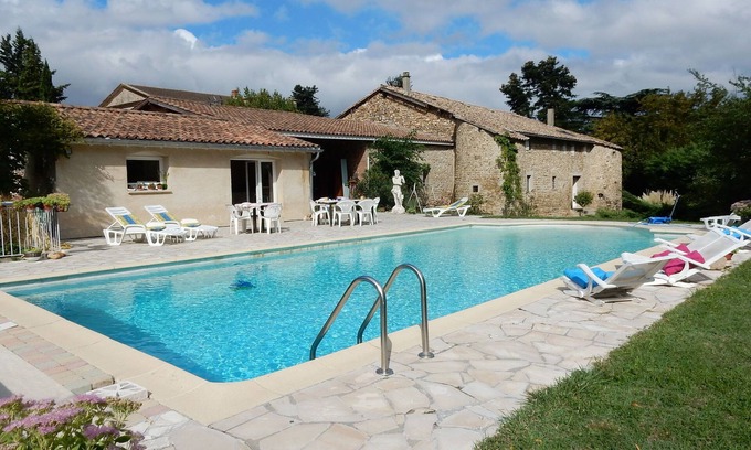 Alixan House | Cosy house with private pool near Valence