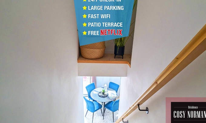 Bois-Jerome-Saint-Ouen Apartment | CosyNormandy 01 ★ Parking ★ Giverny ★ Quiet ★ Countryside.