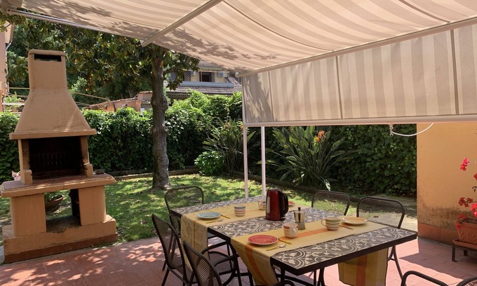 Anzio Villa | Cottage 300 mt from the sea, garden, barbecue, equipped and free beach
