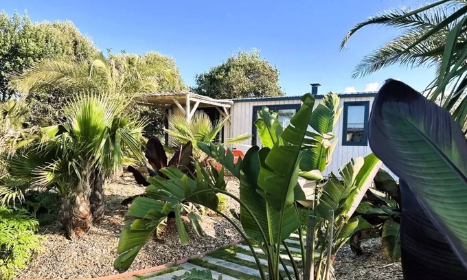 Brignogan-Plage House | Cottage Jardin des Exotique - SPA - 2 Schlafzimmer 4 persons