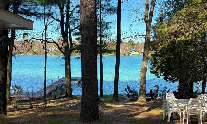 Waupaca Cottage | Cottage On Pristine Lakefront With Sunset Views And Sandy Shores