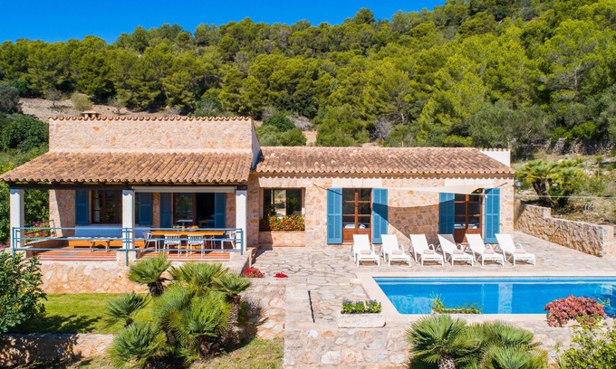 Son Servera Villa | Country House 'Coster' with Sea View, Private Pool and Wi-Fi