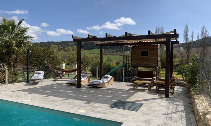 Ronda Villa | Country House 'Villa Rural Acinipo' with Mountain View, Private Pool and Wi-Fi