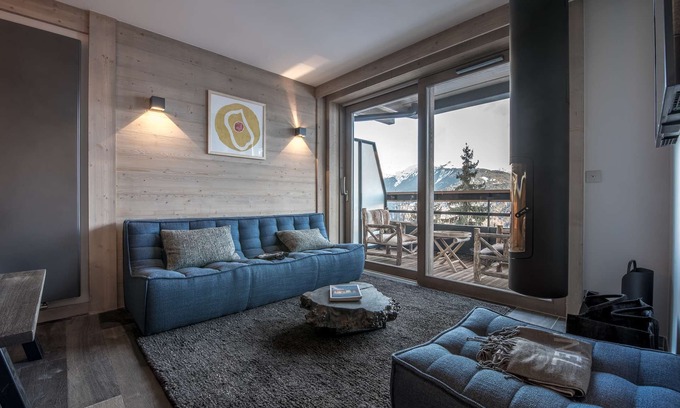 Courchevel Apartment | Courchevel 1550 - 4 people - Fire place