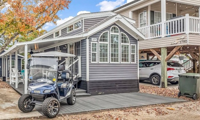 Myrtle Beach House | Cozy Beach Paradise in Ocean Lakes | Outdoor TV