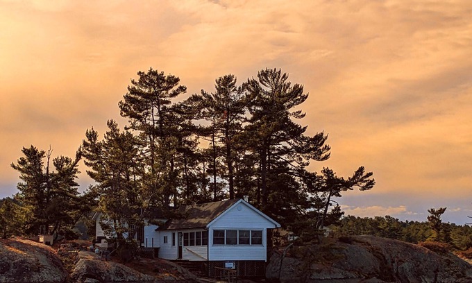 McGregor Bay Cottage | Cozy cabin on a private Island with amazing views & great fishing spot!