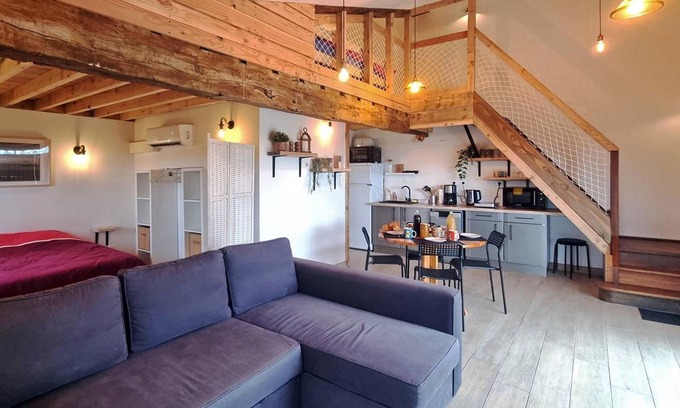 Pouilly-les-Feurs Cottage | Cozy cabin with private terrace in the Lyonnais hills, pet-friendly