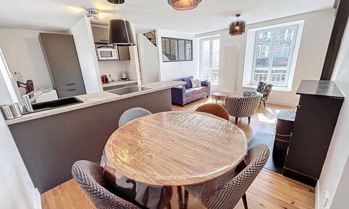 Saint-Pair-sur-Mer House | Cozy city center house, 200m from the beach, 2 bedrooms