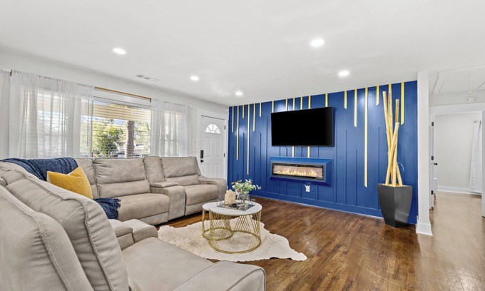 Candler-McAfee House | Cozy Decatur Home with Indoor Fireplace & Firepit