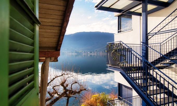 Ponte Tresa Apartment | Cozy lakeview attic apartment (Mansarda Verde)