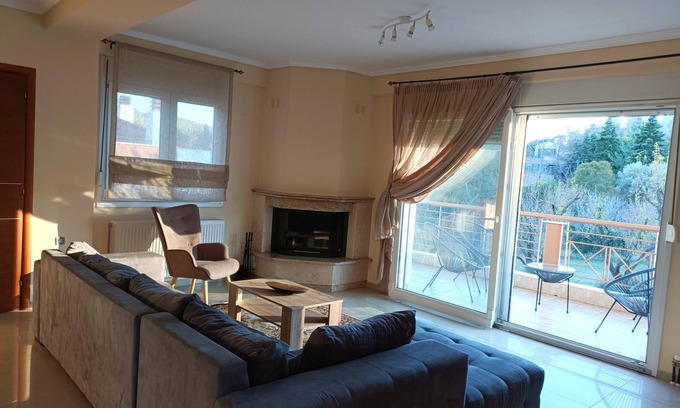 Pylaia-Chortiatis Villa | Cozy Maisonette family-sized near the Forest of Panorama