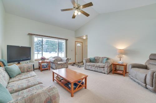 Mancelona House | Cozy Mancelona Home Ski, Golf and Snowmobile!