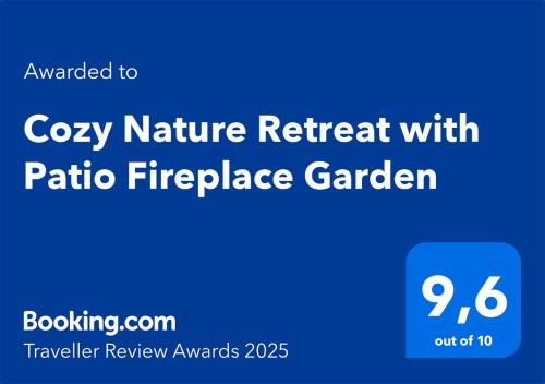 gmina Maciejowice Ski Chalet | Cozy Nature Retreat with Patio Fireplace Garden