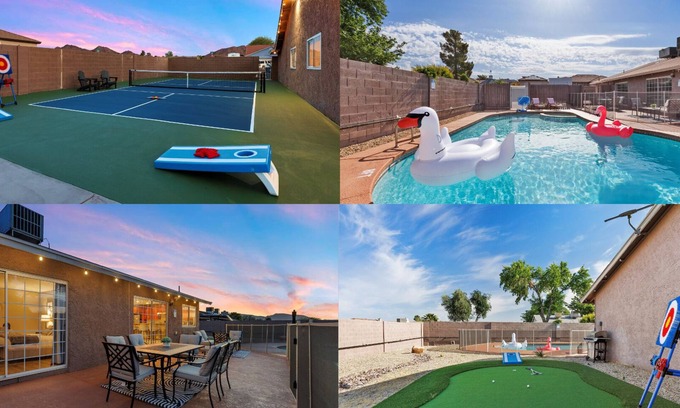 River Mountain House | Cozy Retreat with NEW Pickleball Court + Pool/Games and More!
