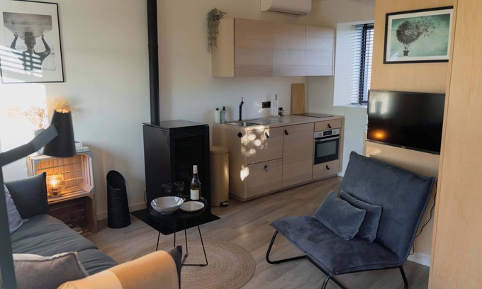 Groede Cabin | Cozy Tiny House Groede: Beach & Nature!