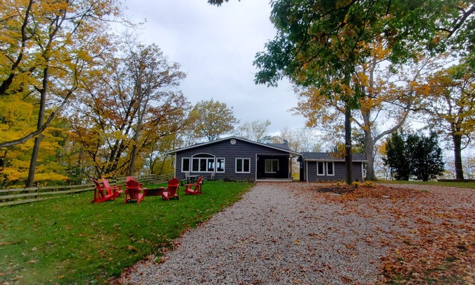 Plympton-Wyoming House | Cozy Waterfront Cottage on Lake Huron's Blue Coast