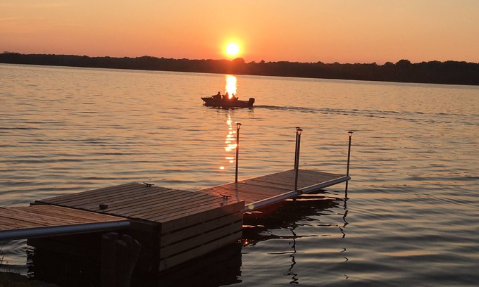 North Port Cottage | Cozy Waterfront Place living. Private boat launch ramp and nice dock