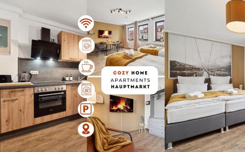 Gotha Apartment | CozyHome Hauptmarkt Apartments