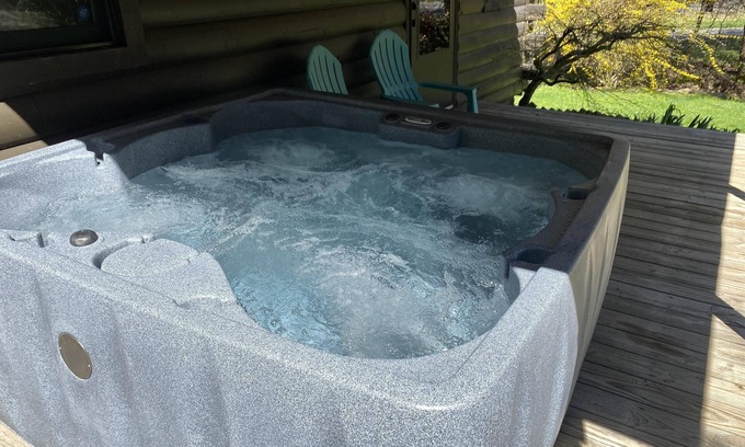 Canton Villa | Cruso Creek(Villa 2) - Creek, Hot Tub, Fireplace, Near Asheville, View, WiFi