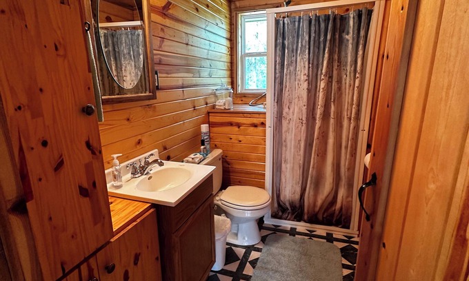 Finlayson Cabin | Cute cabin on Big Pine Lake with a large fenced yard and lake access