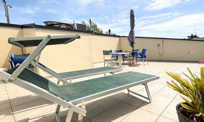 Pinarella Apartment | CV013 - Cervia, wonderful penthouse with panoramic terrace