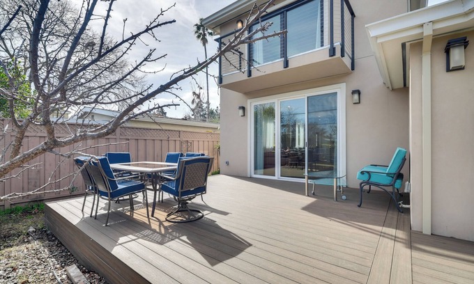 Cambrian House | Deck & Yard: Guest House in San Jose!