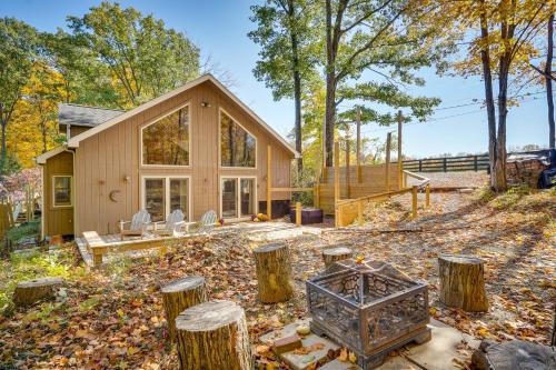 Delaware House | Delaware Wooded River Retreat with Views and More