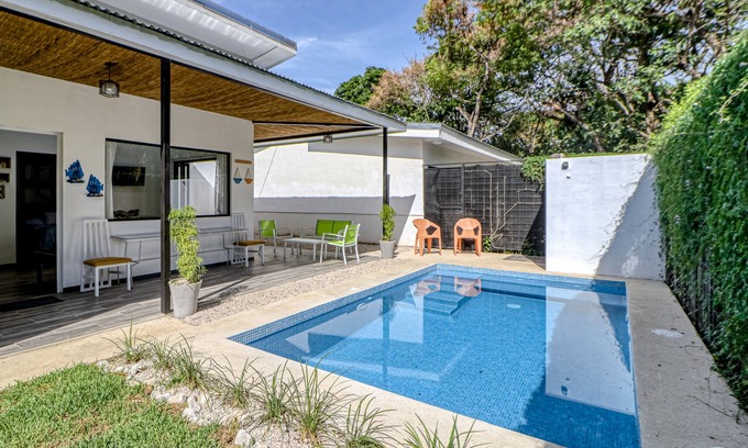 Puerto Carrillo House | Delightful Getaway Near the Beach W/Private Pool, Fast WiFi, & Dog Friendly
