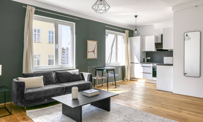 Mariahilf Apartment | Deluxe Mariahilf 1BR w/Storage, walk to U4 and bars, by Blueground