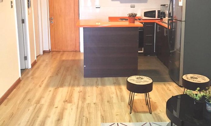 Tome Apartment | Departamento completo 43 mts2 (2 habs + 1 futón) - Centro Tomé - 5 personas max - Edificio Don Francisco