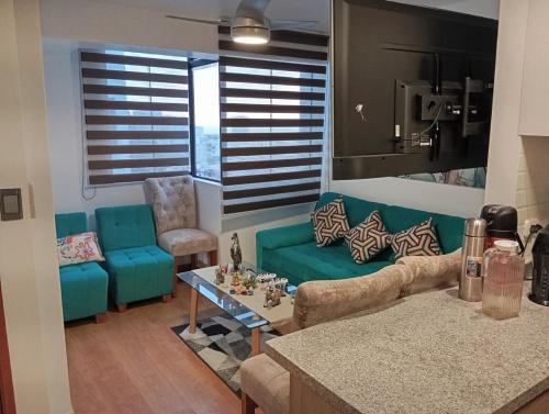 San Miguel Apartment | Departamento equipado con aire acondicionado, calefacción, balcón con buena vista
