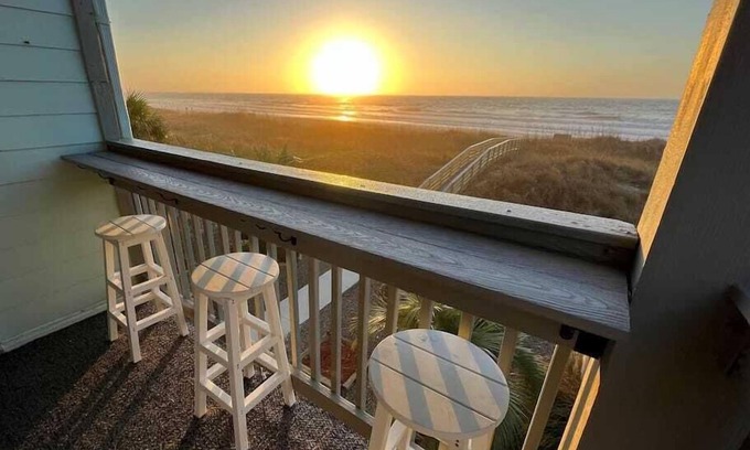 Ash Condo | Direct Ocean Front 3BR 2BA Dog Friendly OCEANFRONT beachfront dogs allowed