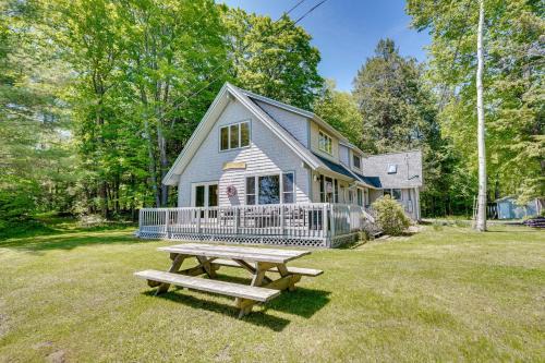 Winthrop House | Dock and Kayaks Annabessacook Lake Retreat!