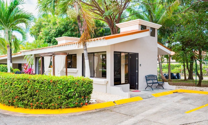 Coco Villa | Dog-friendly & convenient villa with an outdoor pool, kitchenette, & gazebo